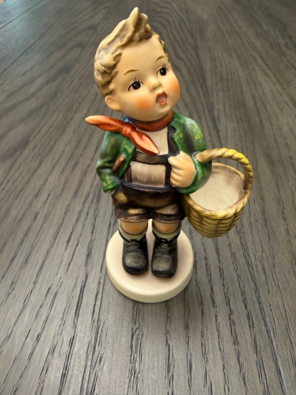 Vintage Goebel Hummel “Village Boy” HUM 51/0 W. Germany Figurine 6.5”
